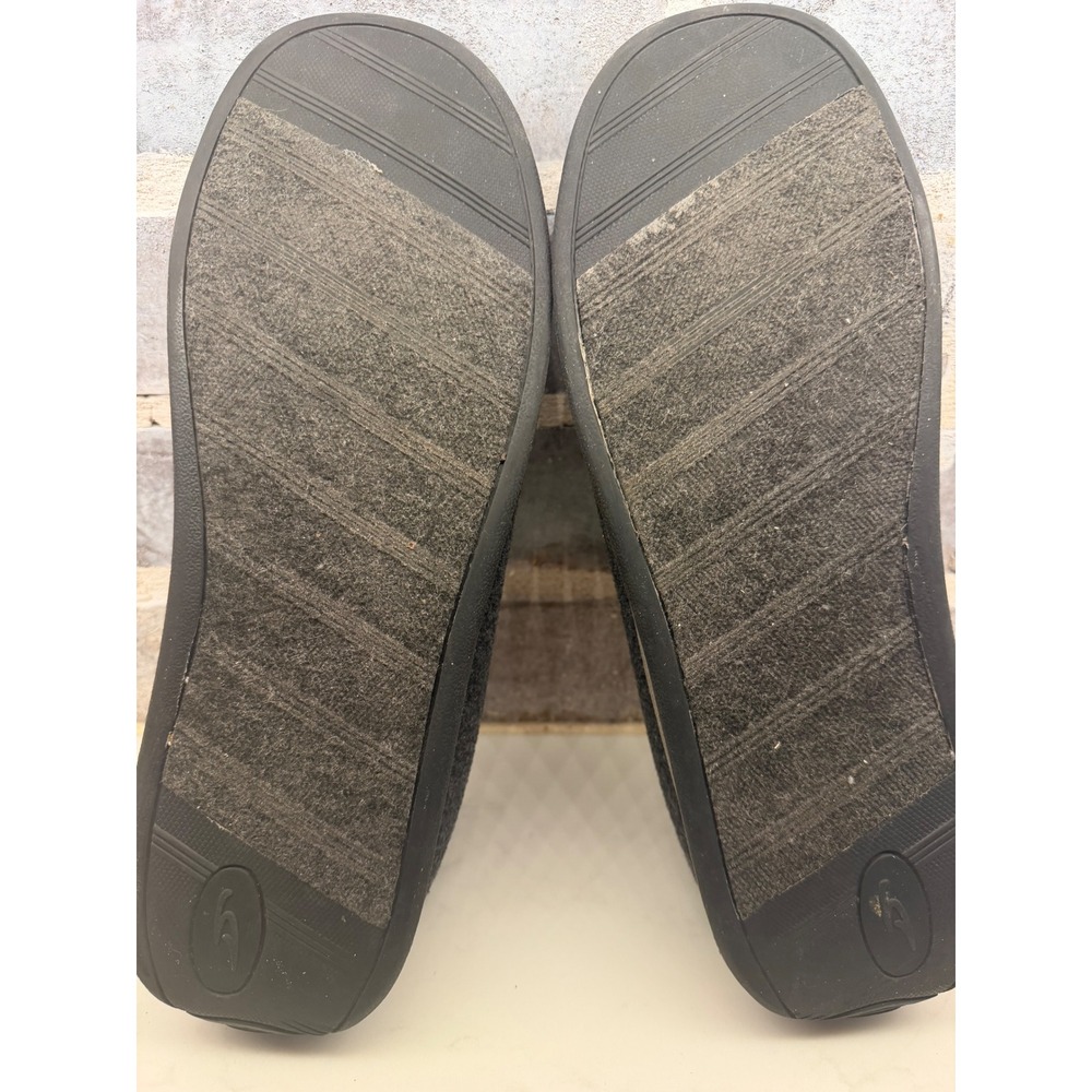 Dr. Scholls Toasty Clog Mens 12M Grey Felt Memory Fit Foam Slippers 34272-9 - Picture 7 of 8